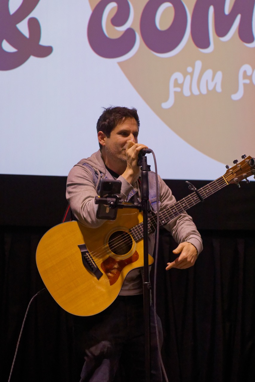 Musical performance at Cookies & Comedy Film Festival