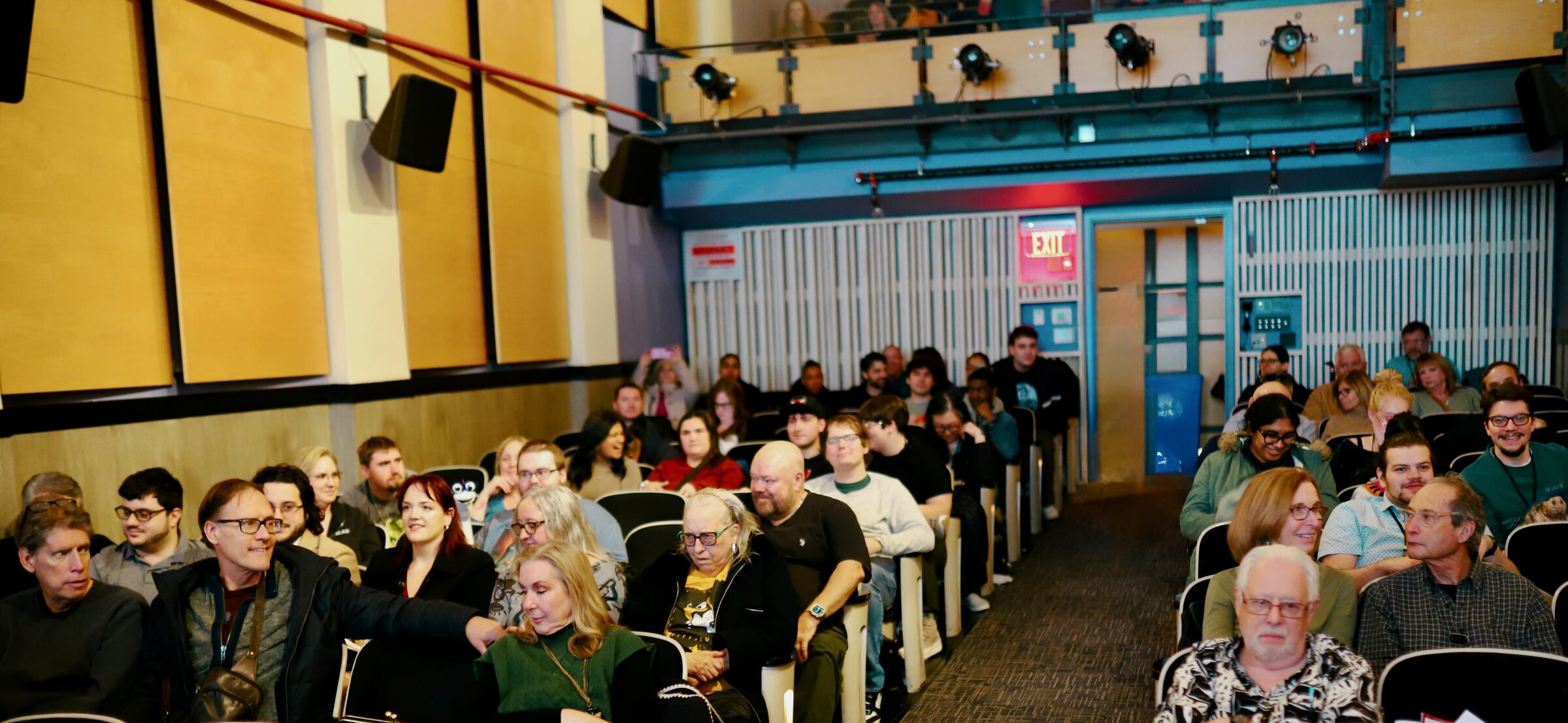 A full audience gathered inside the Harris Theater during the 2026 festival